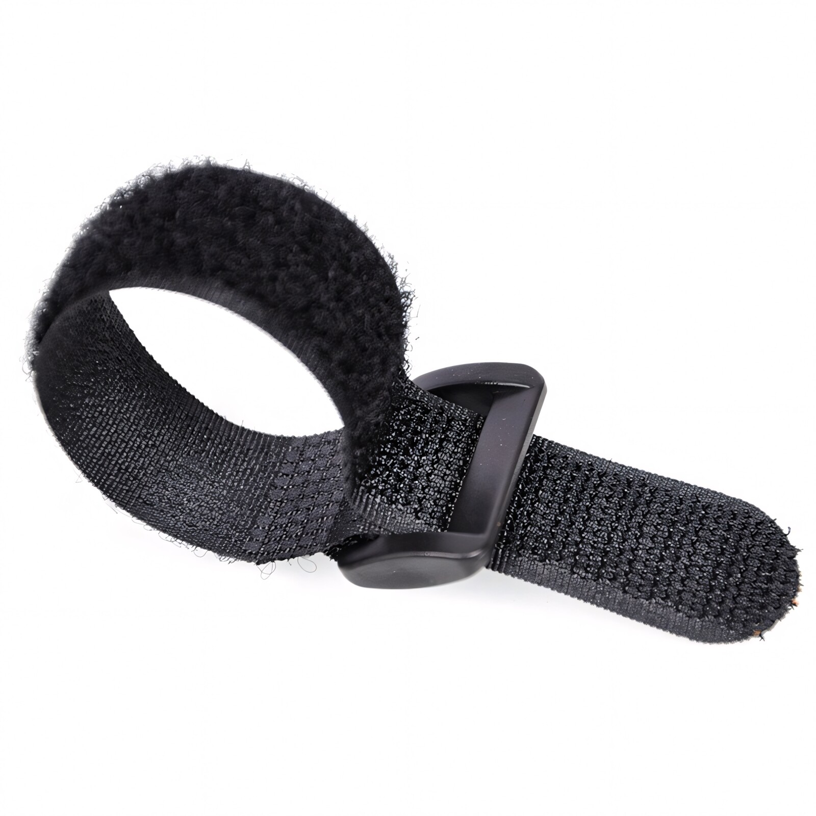 Black Hook and Loop Heavy Duty Strap Strapping Cable Ties with Buckle 15cm-600cm