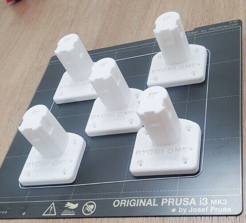 RYOBI One Tool Holder Wall Mount Organizer Tool 5 Pack 3D Printed