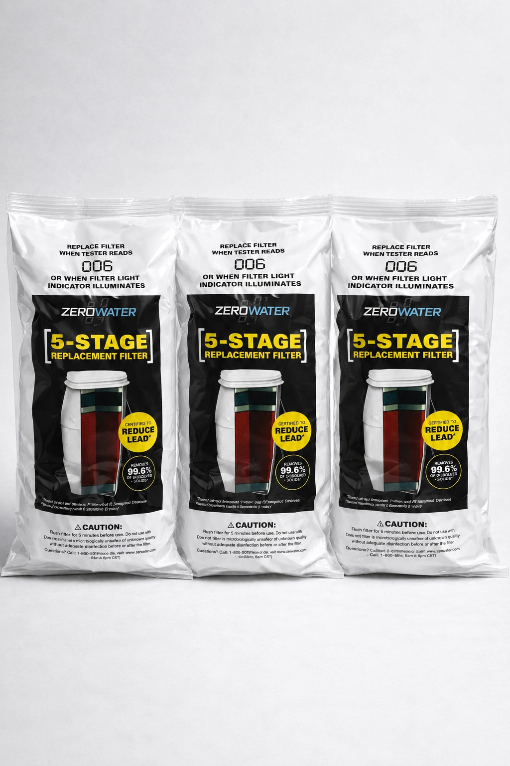 NEW Zero Water 5 Stage Advanced Filtration Replacement Water Filter- Choose Pack