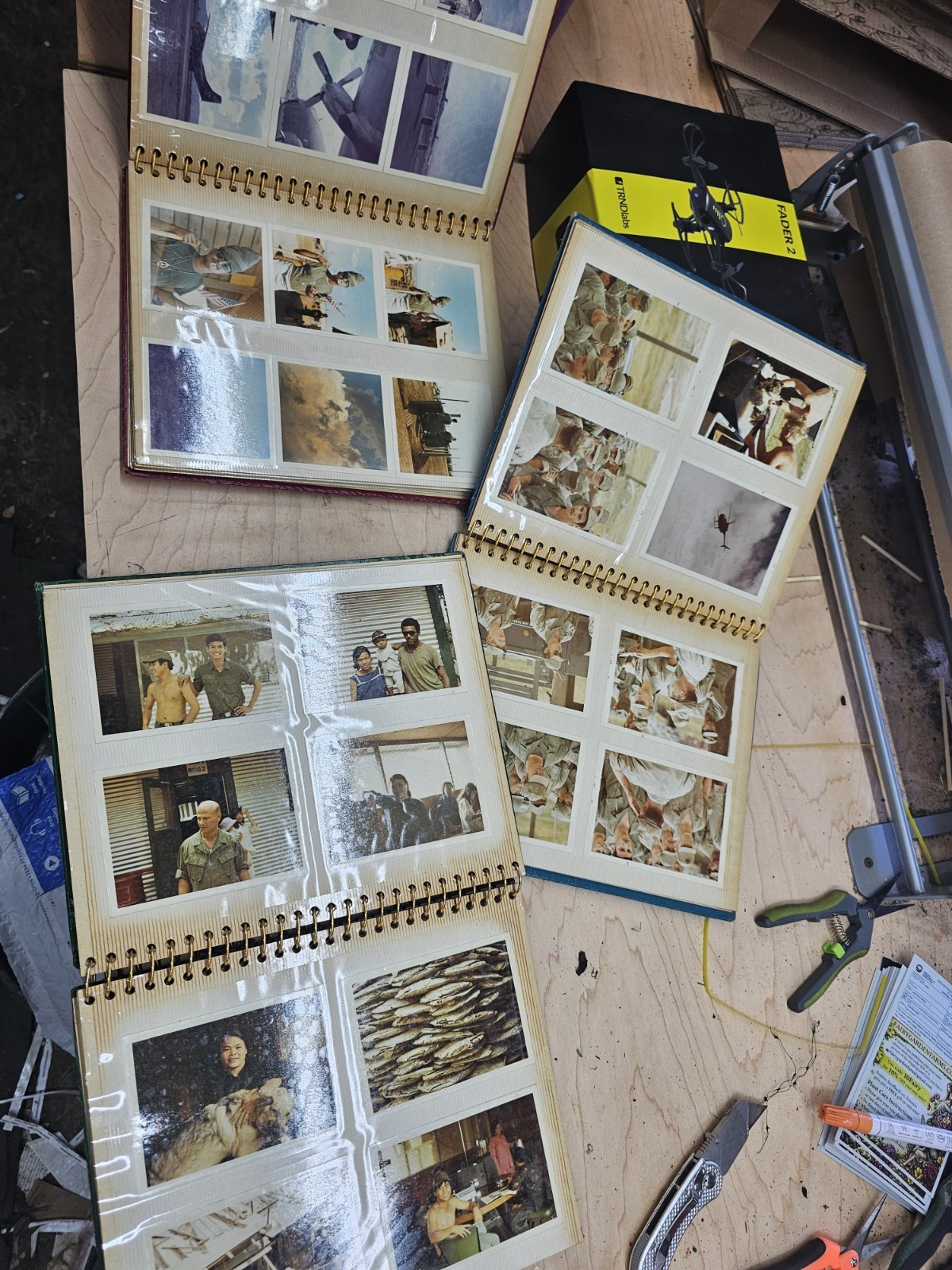 Boxh ​​​vietnam War Photo Albums Tanks Military Choppers Army One Of A Kind