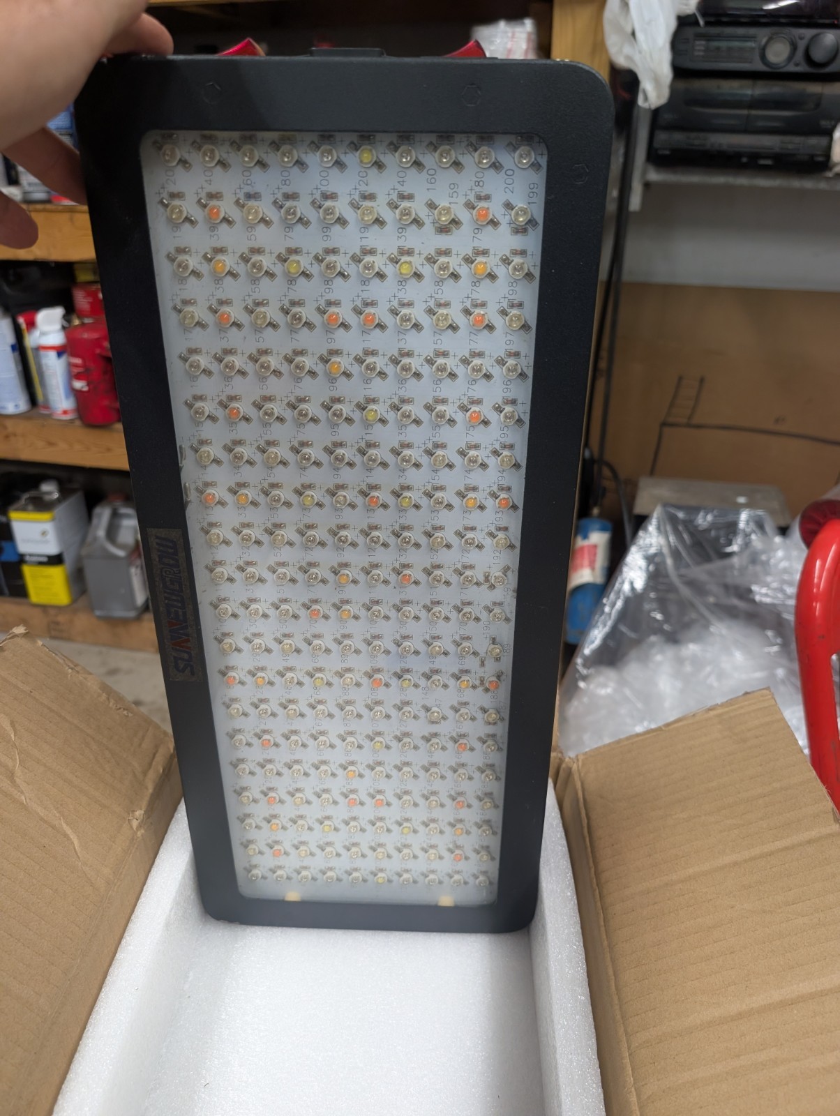 USED SUN NEW GROW 2000W LED Full Spectrum GroW Light SLX2000W* FREE SHIPPING*