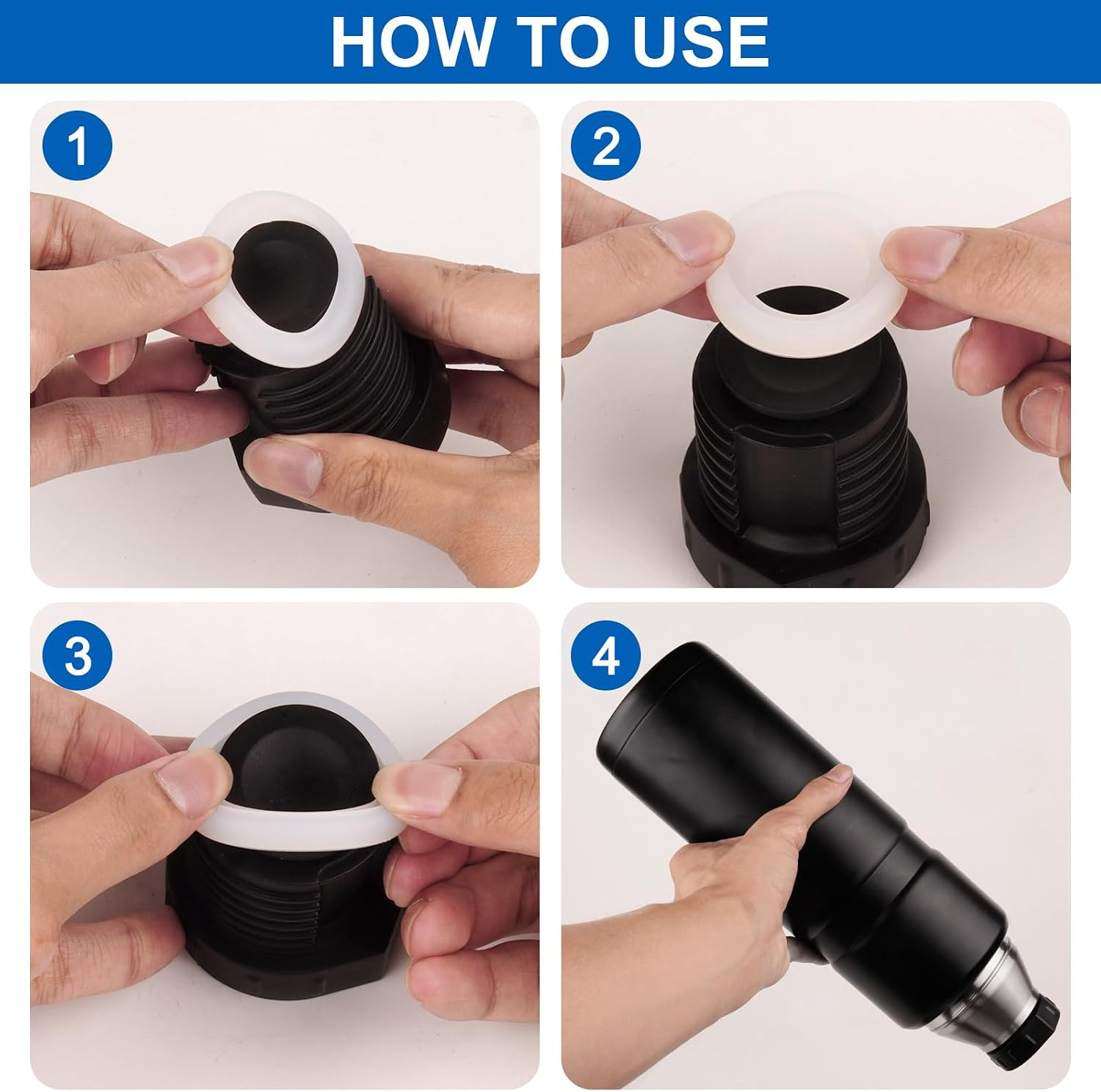 Replacement Silicone Gaskets Compatible with THERMOS Stainless King Vacuum-Insul