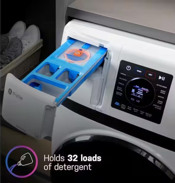 GE Profile 4.6 cu. ft. Smart Ultra Fast Electric Washer/Dryer Combo – Ventless