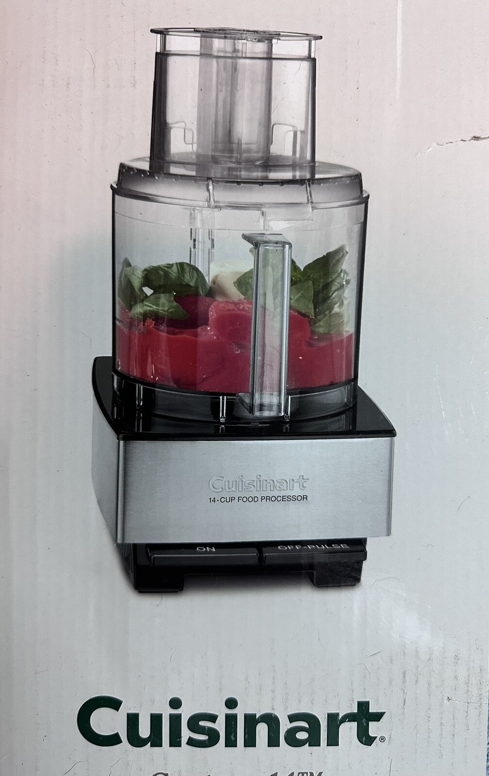 Cuisinart Custom 14-Cup Food Processor, Brushed Stainless, DFP-14BCNY, Brand New