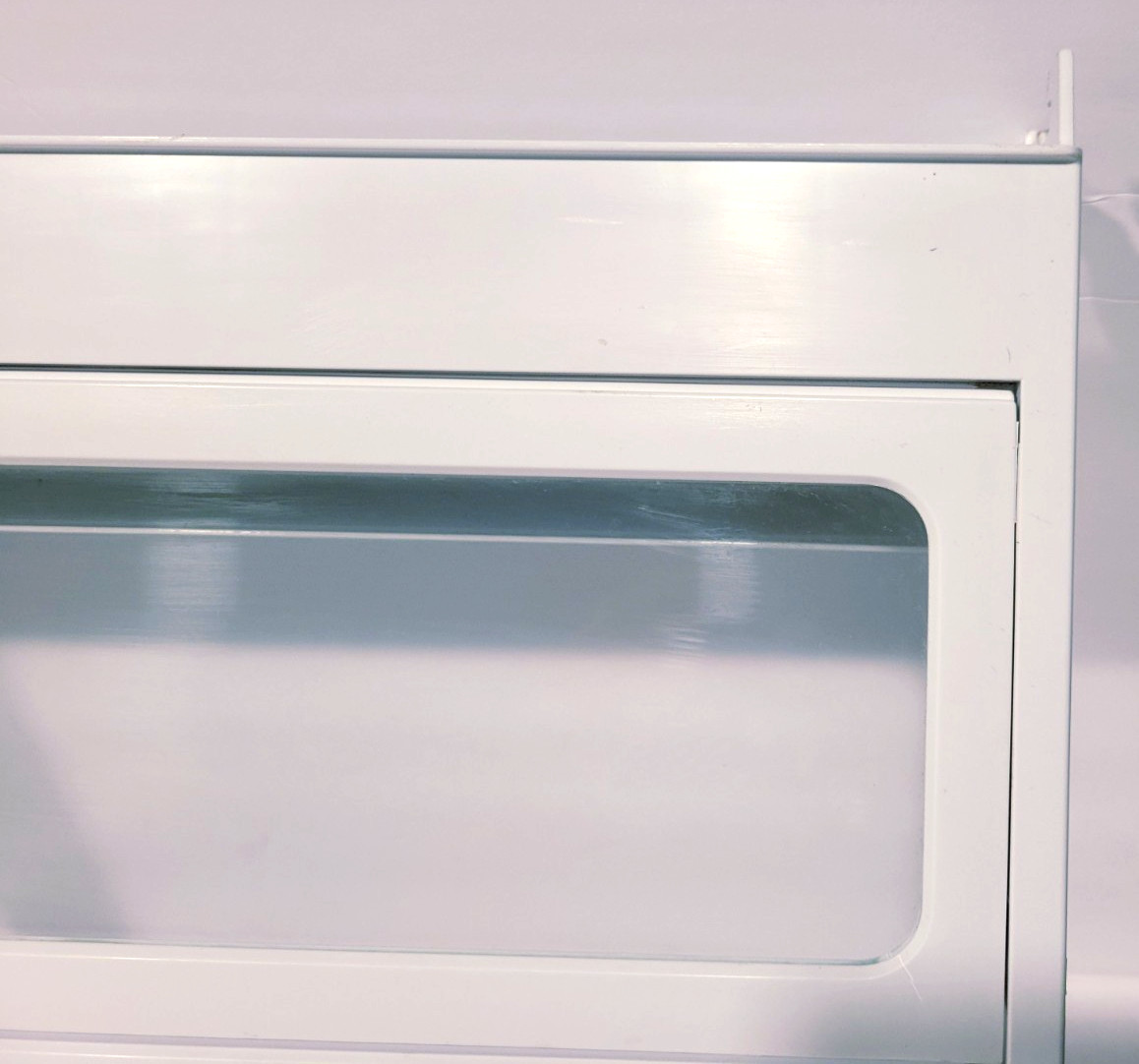 Samsung Refrigerator Split Glass Shelf Part # DA97-08463A Slide 16″ L & 13.5″ W