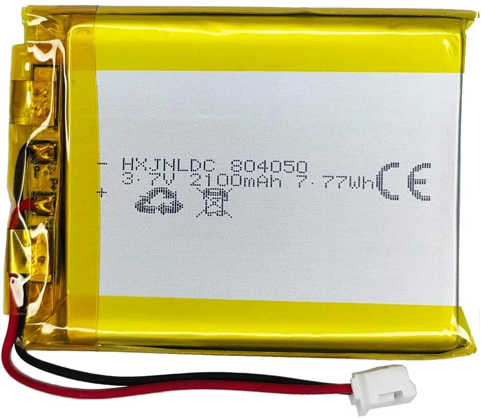 Lightweight 3.7V 2100mAh Rechargeable Battery for Digital and Radio Devices