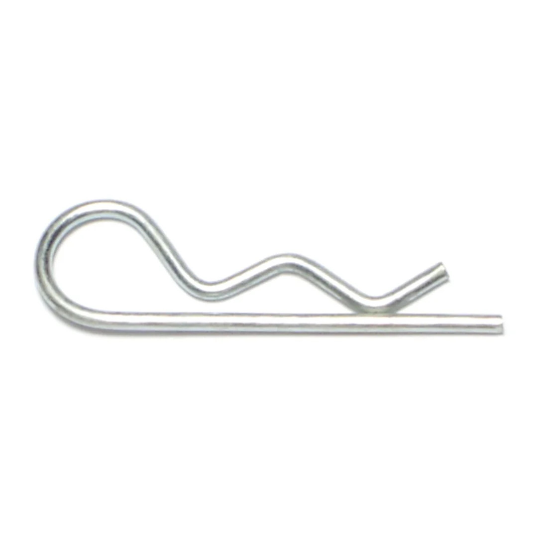 .062″ x 1-9/16″ Zinc Plated Steel Hair Pin Clips (40 pcs.)