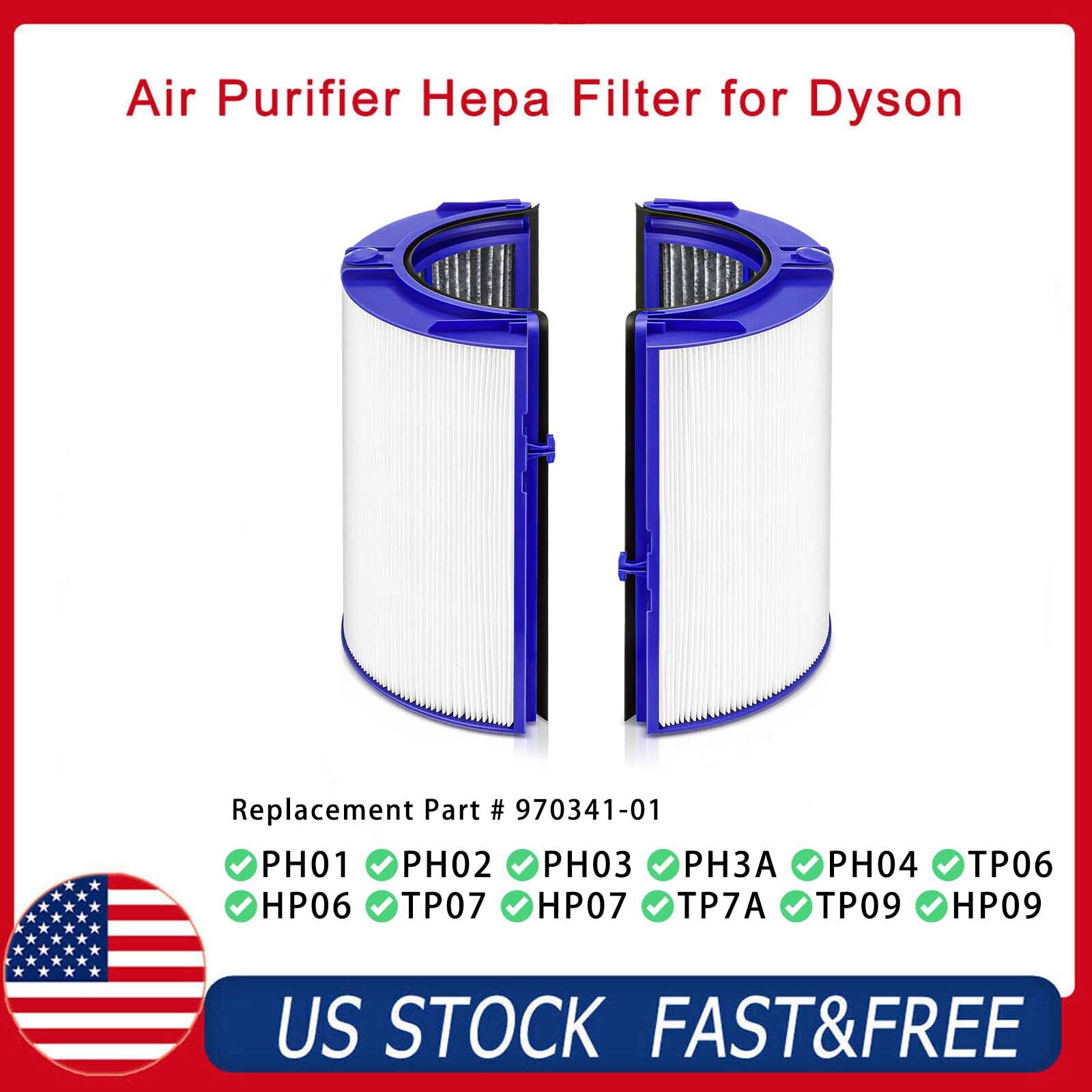 970341-01 Premium Combi 360 Glass True Hepa Filter for Dyson Air Purifier HP06