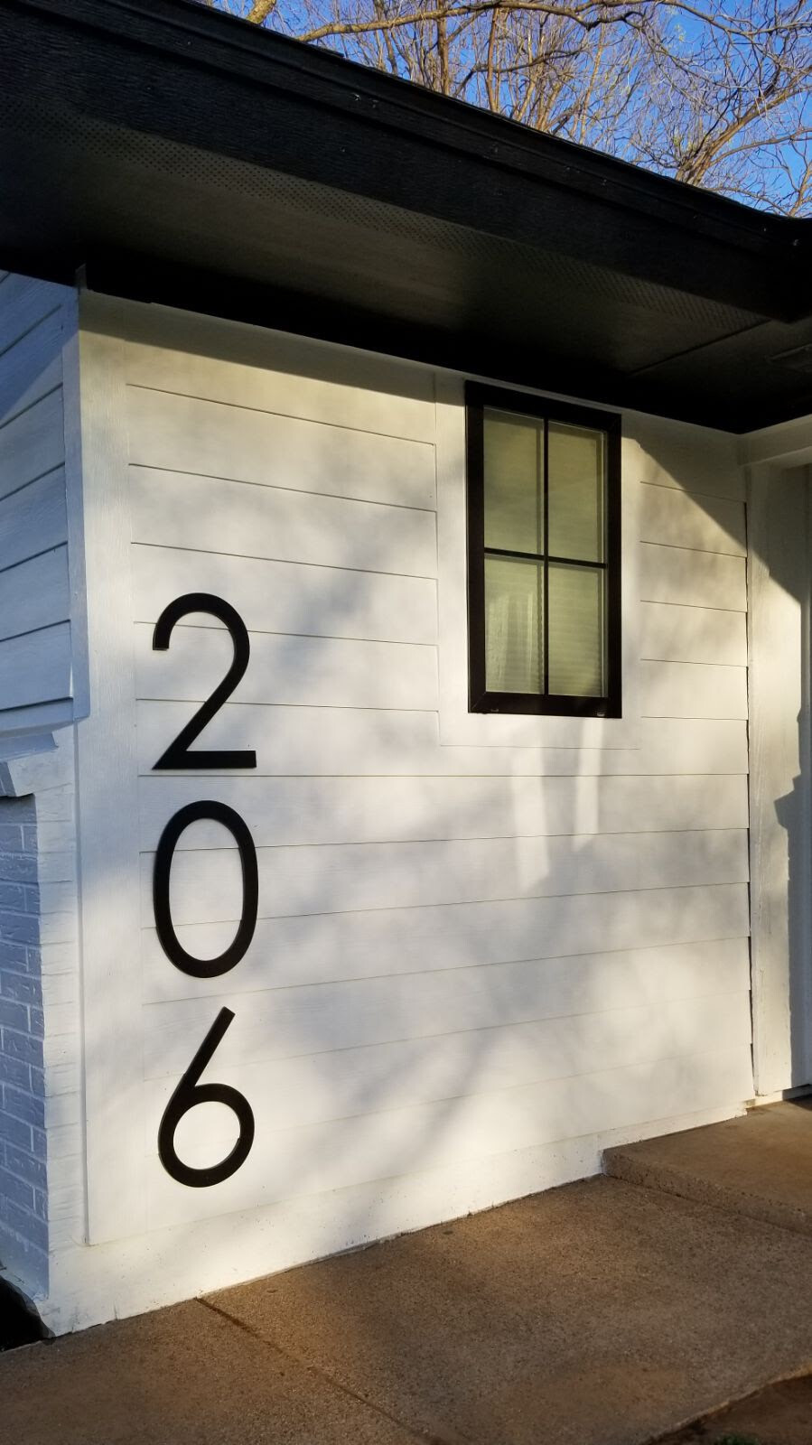 16 inch Modern House Address Numbers Letters, color choices
