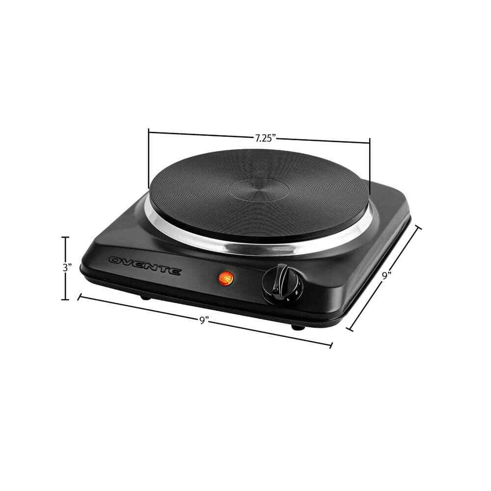 Hot Plate Electric Single Burner Infrared Anti-Slip Heavy Duty Kitchen Cooking
