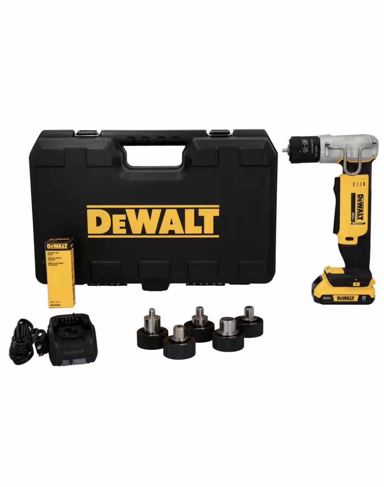 20V MAX Dewalt Copper Swage Tool with 2 Ah Battery, Charger and Kitbox
