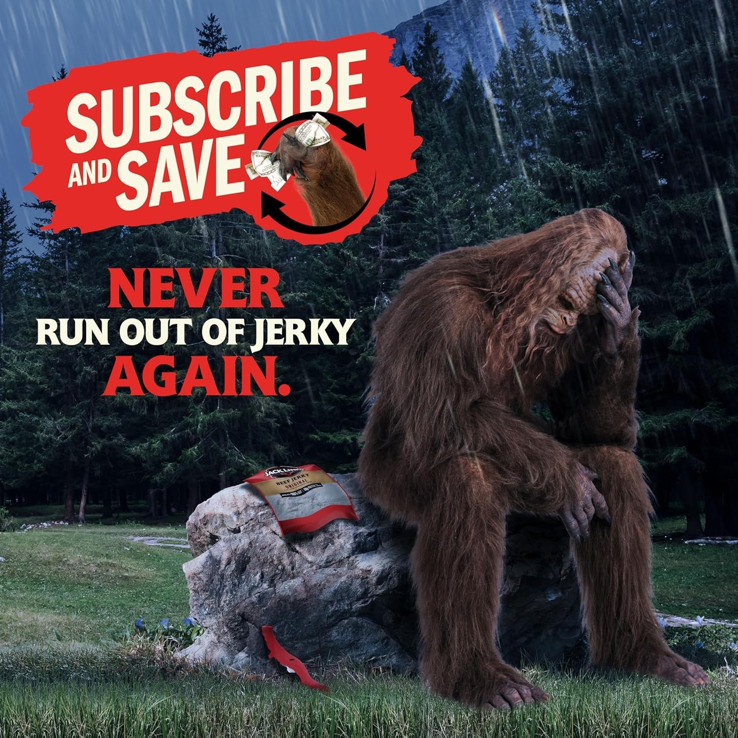 Jack Link’s Beef Jerky, Teriyaki, Multipack Bags – Flavorful Meat Snacks