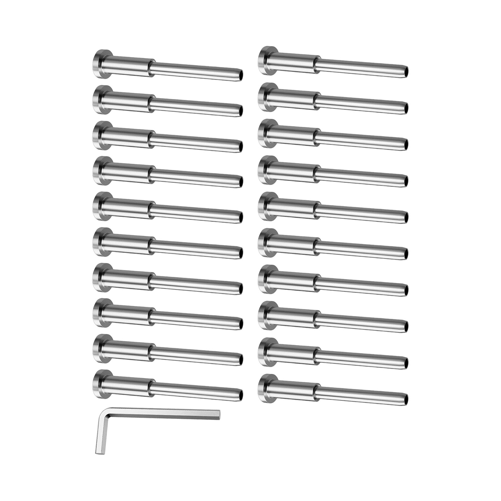 20PCS Invisible Cable Railing Kit, Invisible Cable Railing kit for Wire Rope