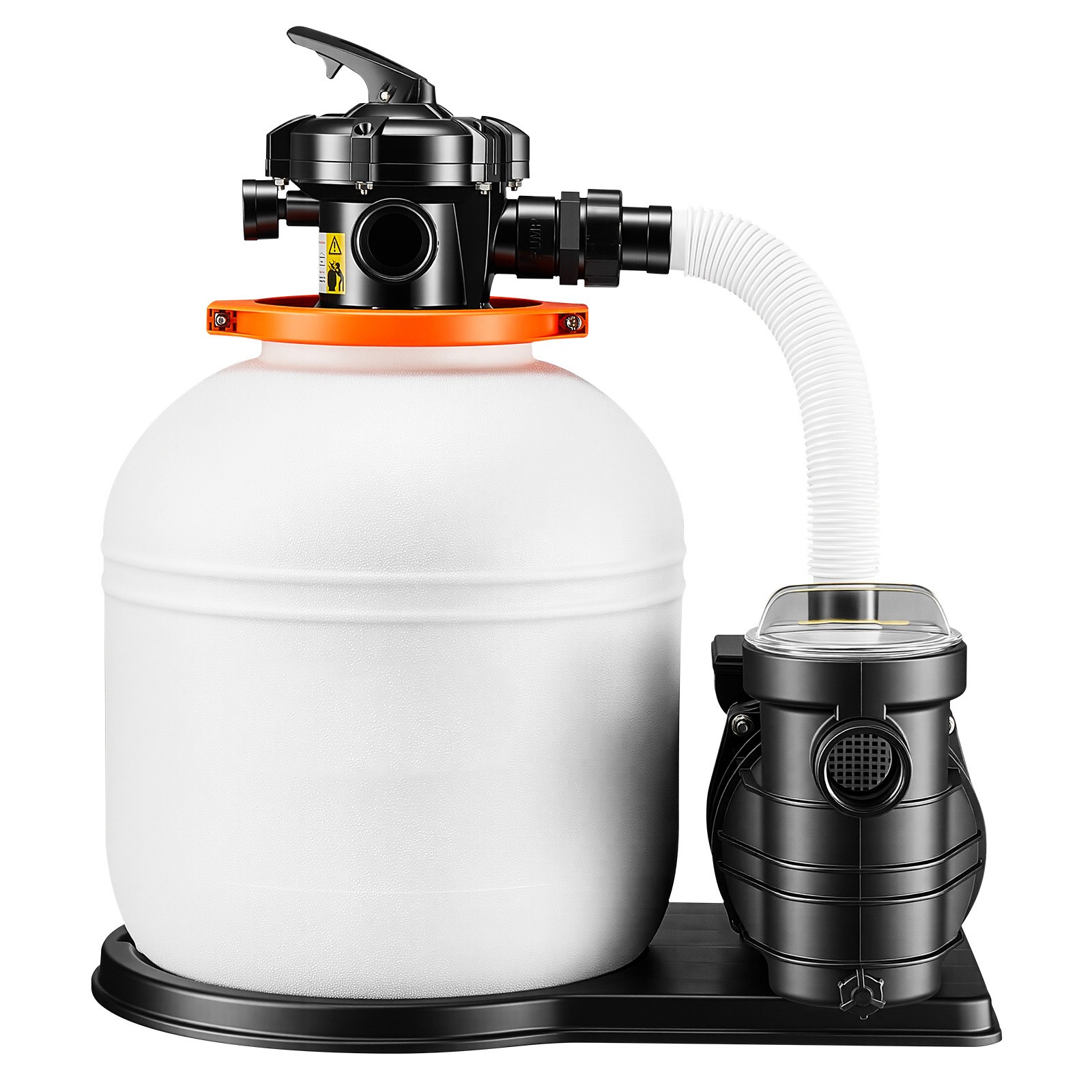 Uimoso 16″ Sand Filter Pump with Timer, 4400 GPH, 0.75HP for Above Ground Pools