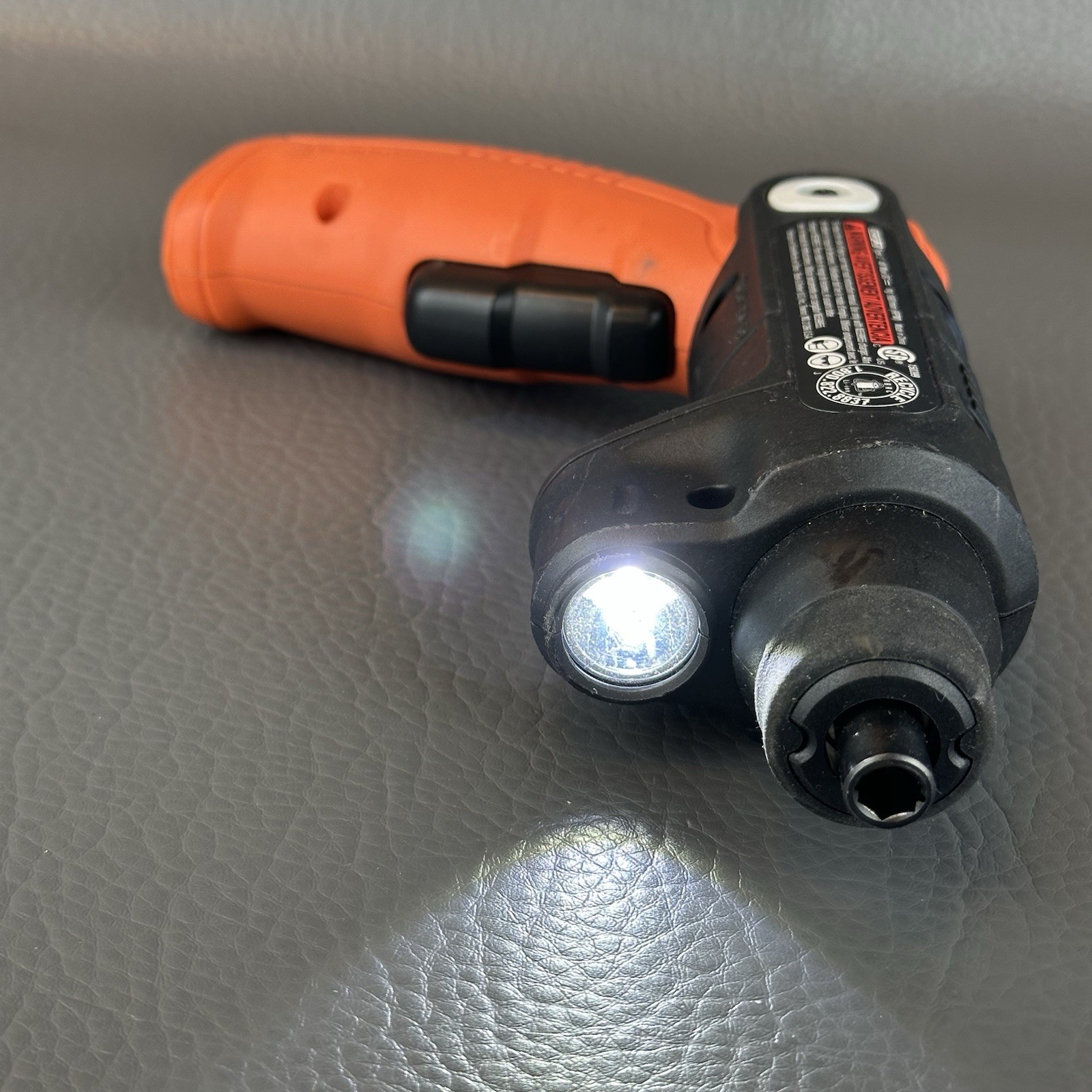 BLACK+DECKER 4V MAX Cordless Screwdriver w/ LED (BDCSFL20C) Charger Not Included