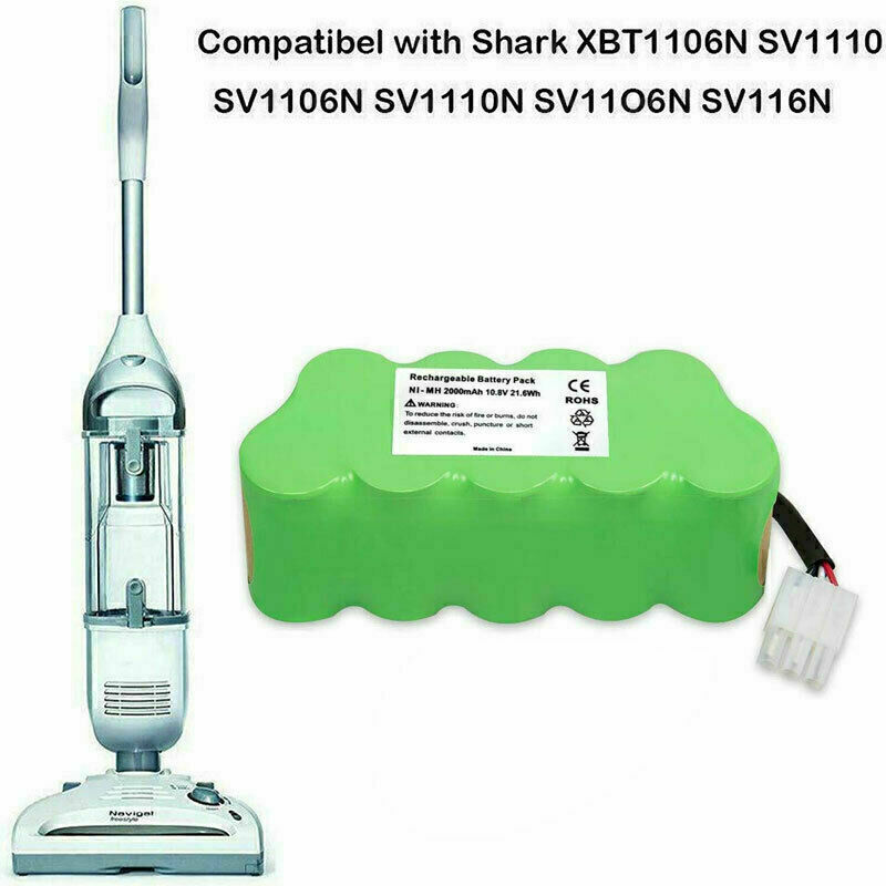 1-2Pcs 3.5Ah Vacuum Battery for Shark XBT1106N SV1110 SV1110N SV11O6N Ni-Mh Tool