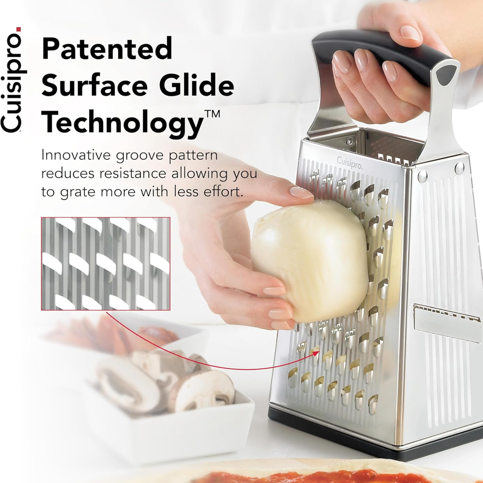 Cuisipro 4 Sided Box Grater Silver 746850