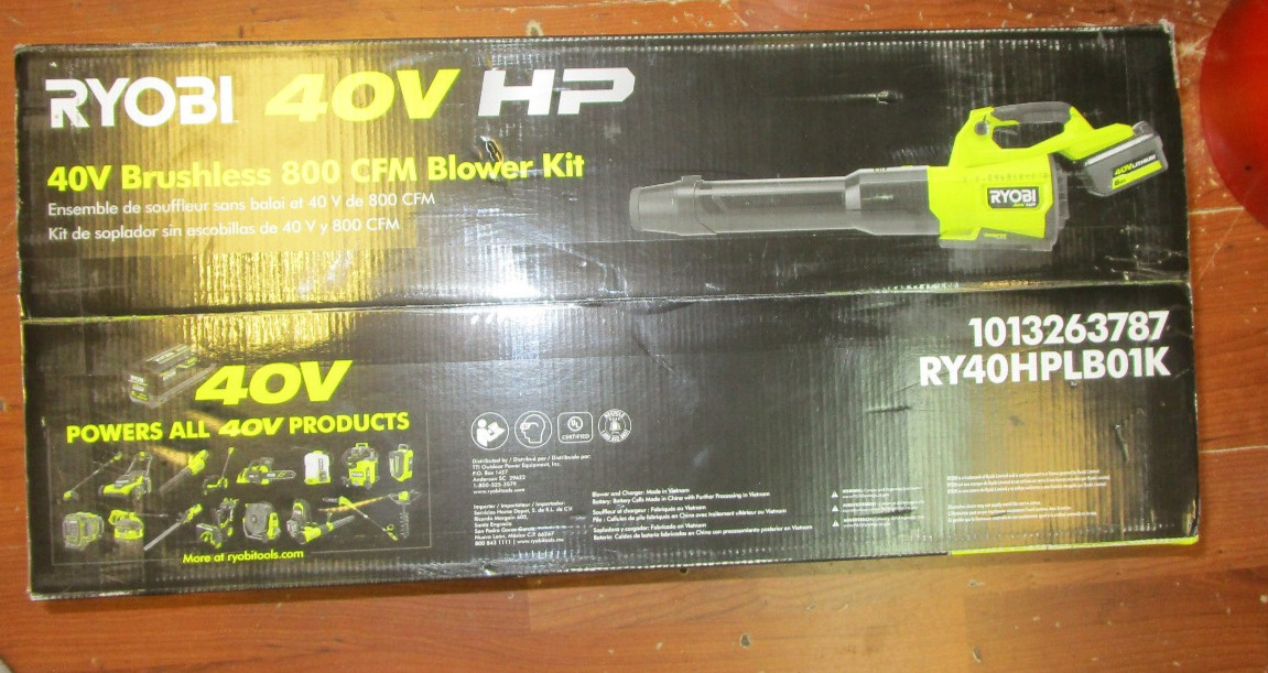 Ryobi 40V HP Brushless Blower Kit
