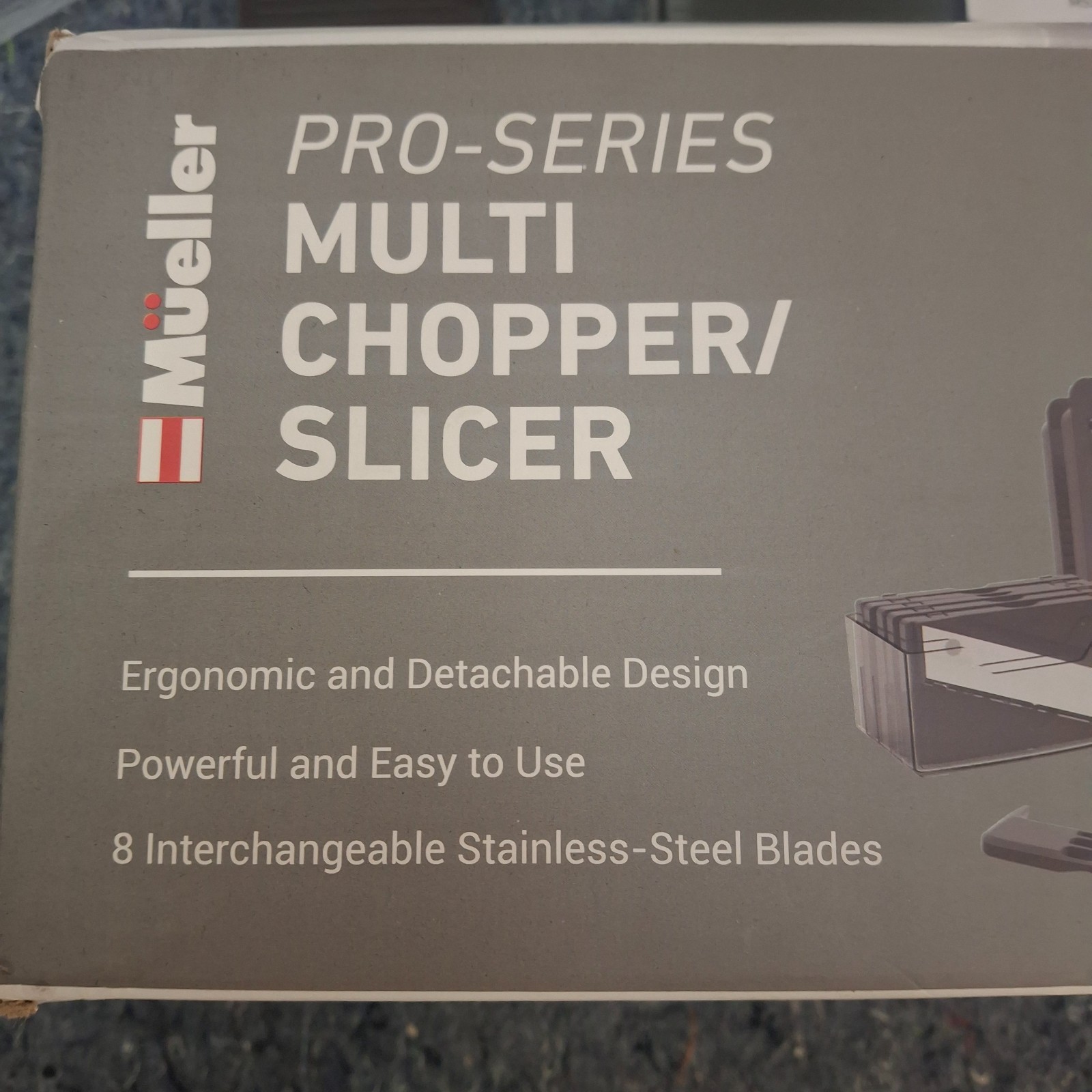 Mueller Pro-Series Multi Chopper Slicer MC-780 White Dicer Julienne Grater