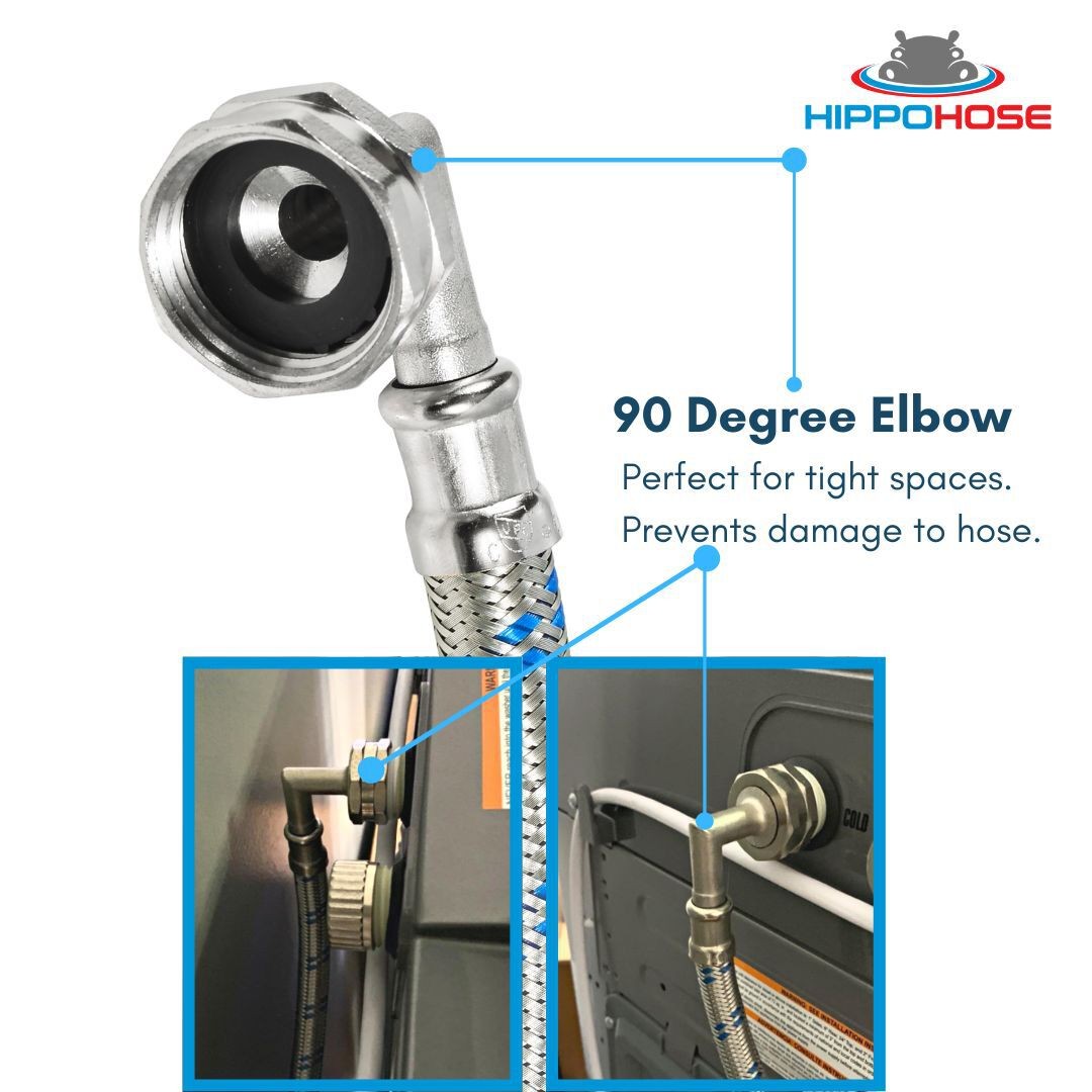 LONG Steam Dryer Hose Install Kit – OCTAGON Connections for Easy & Secure Tighte