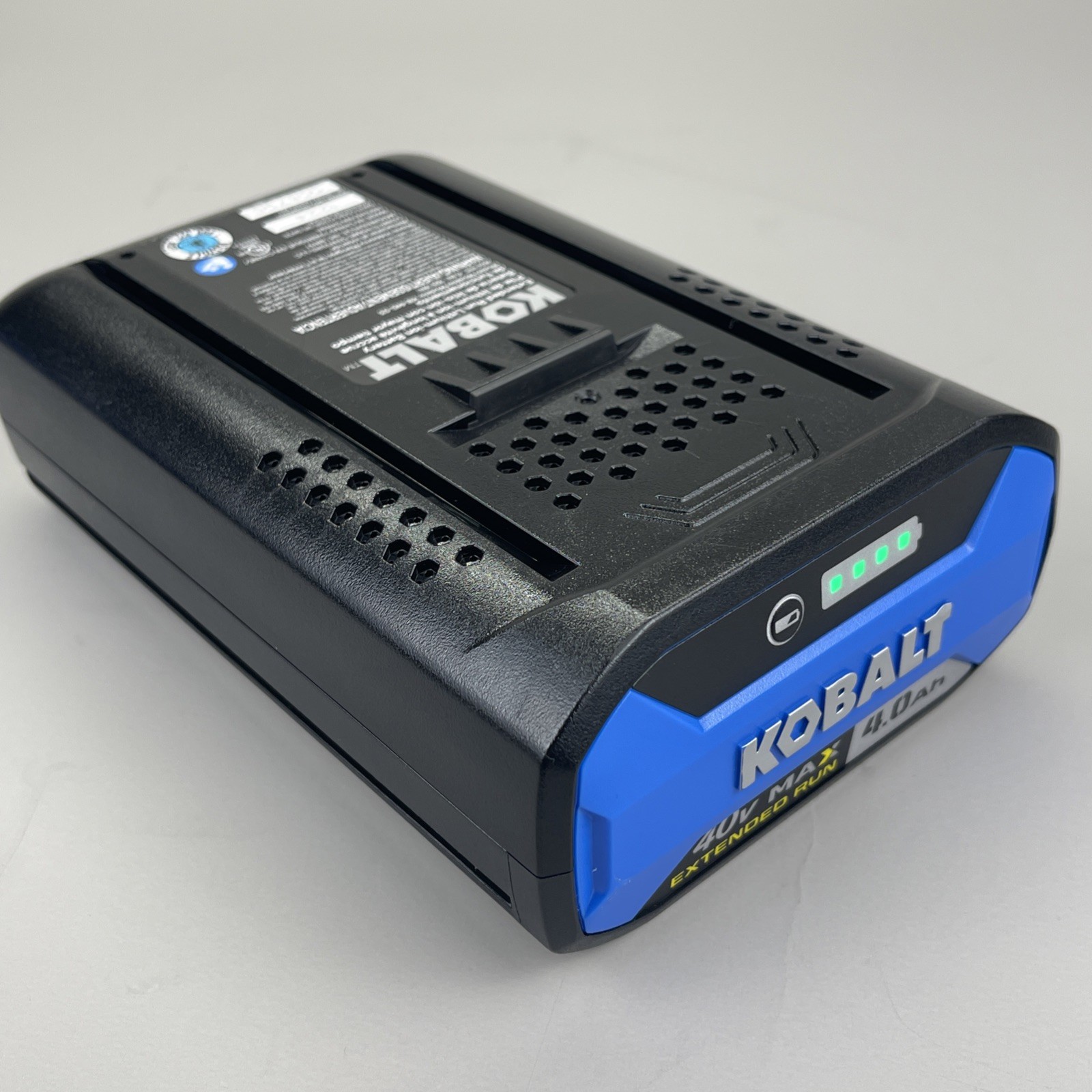 Kobalt 40V Max 4.0 Ah Extended Run Battery + Charger Kit Fast Charging 2024