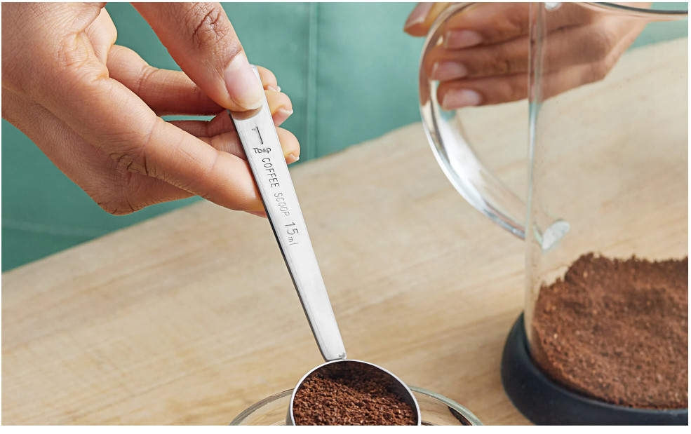 Tablecraft 401 Coffee Scoop Stainless Steel 1 Table Spoon 15Ml (2-pack)