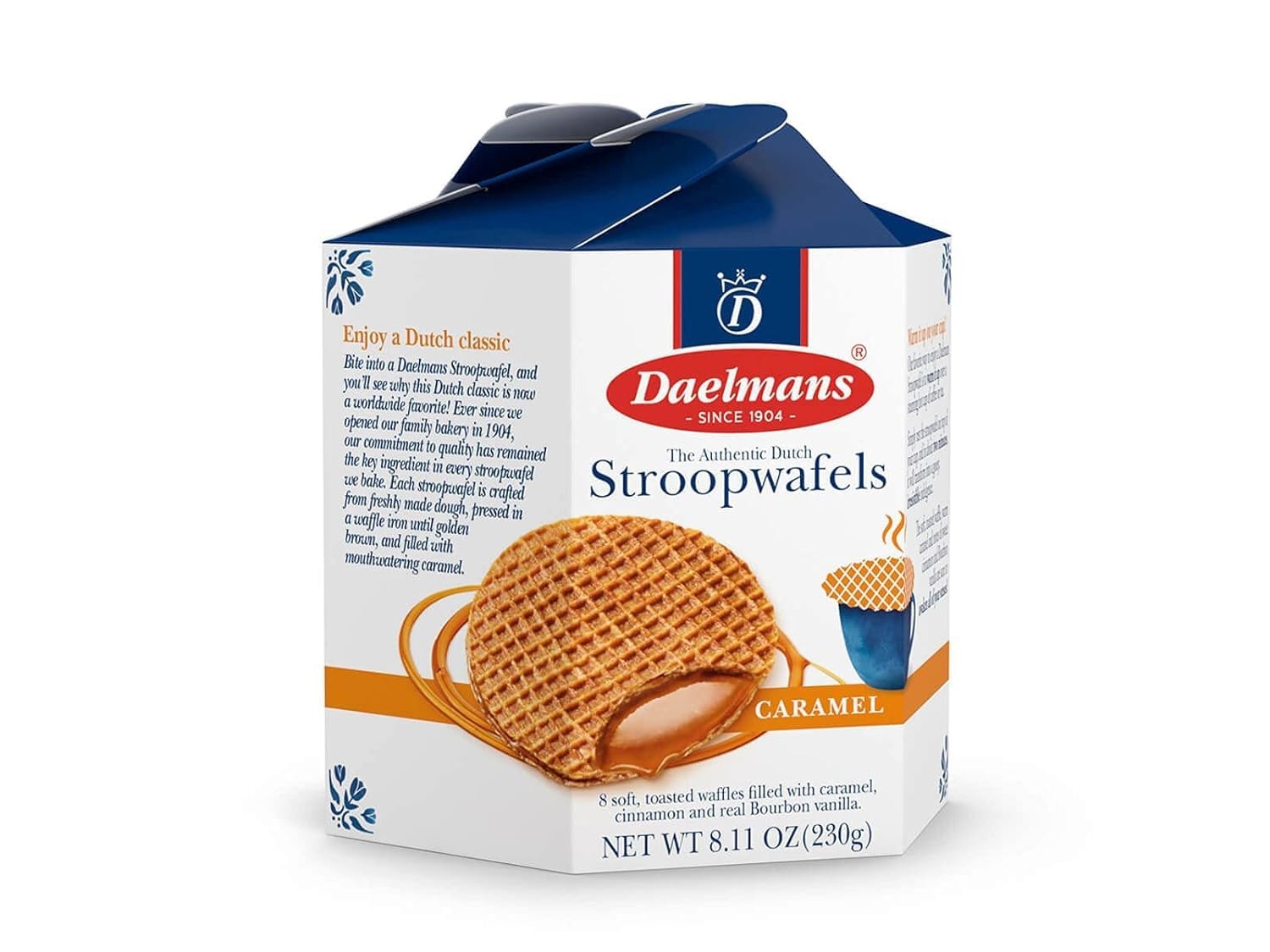 DAELMANS Caramel Stroopwafels – Authentic Soft Toasted 8.11 Ounce (Pack of 1)