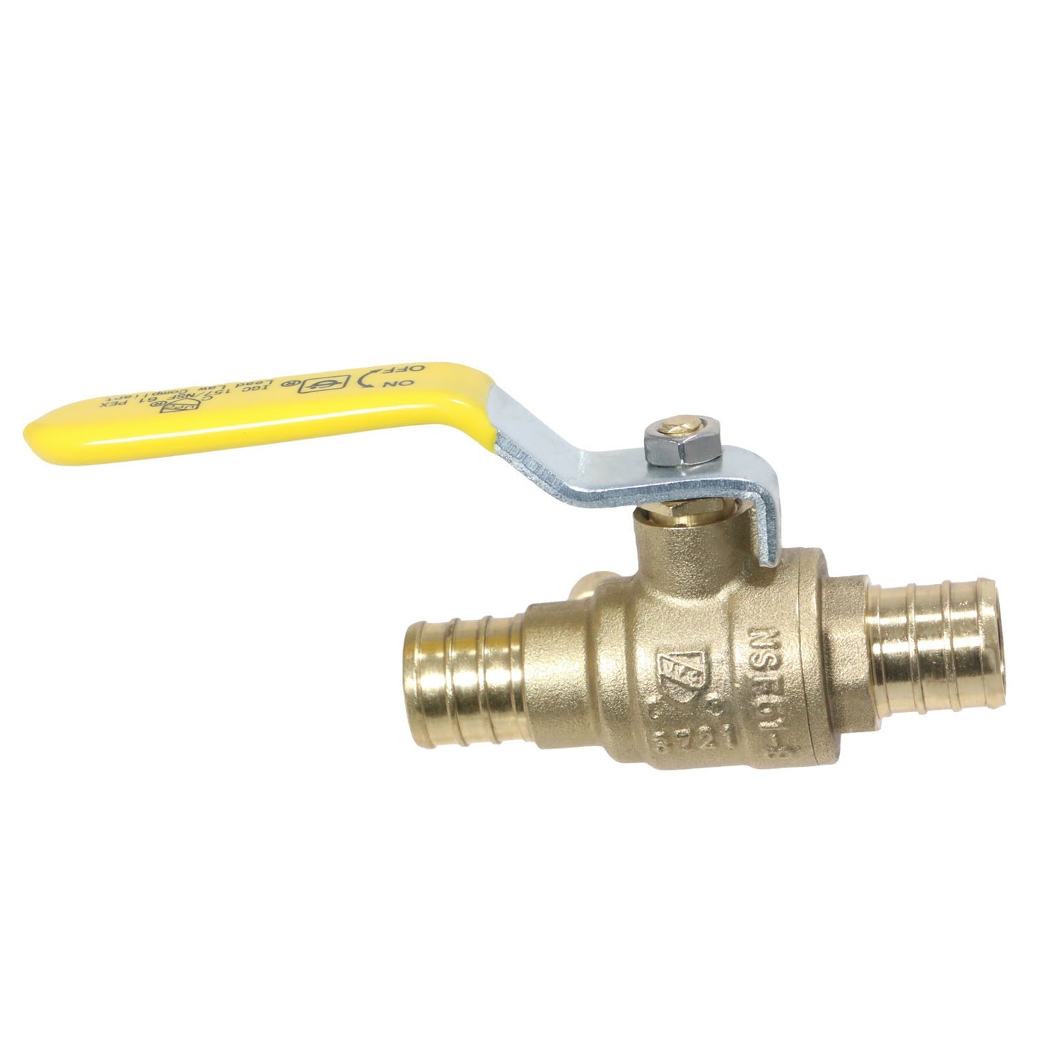 1 Pc. XFITTING 3/4″ Pex Ball Valve with Drain, Pex B, Lead Free, 24-3-7=1