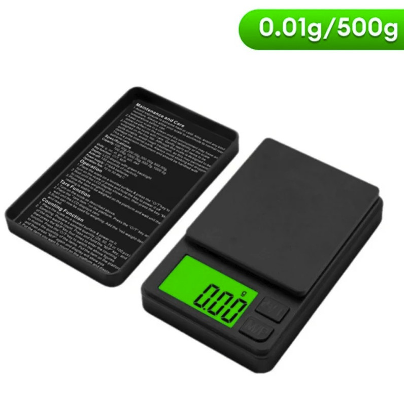 1pc Digital Pocket Scale 1000g 0.1g Mini Gram Jewelry Food Scale – NEW