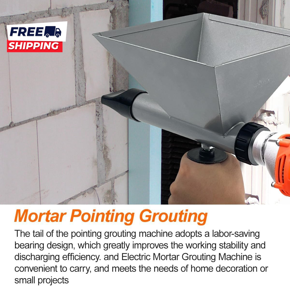Electric Mortar Grout Pump Caulking Tool Portable Cement Grouting Machine