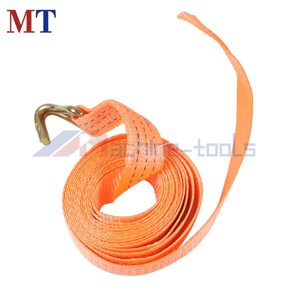 10 Pack 1.5 In x 15 Ft Ratchet Straps With J Hook 4000-lbs Heavy Duty Tie Downs