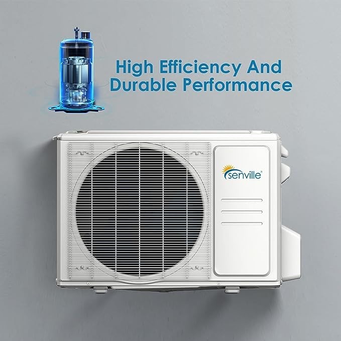 18000 BTU Ductless AC Mini Split Heat Pump Air Conditioner 19 SEER 1.5 TON