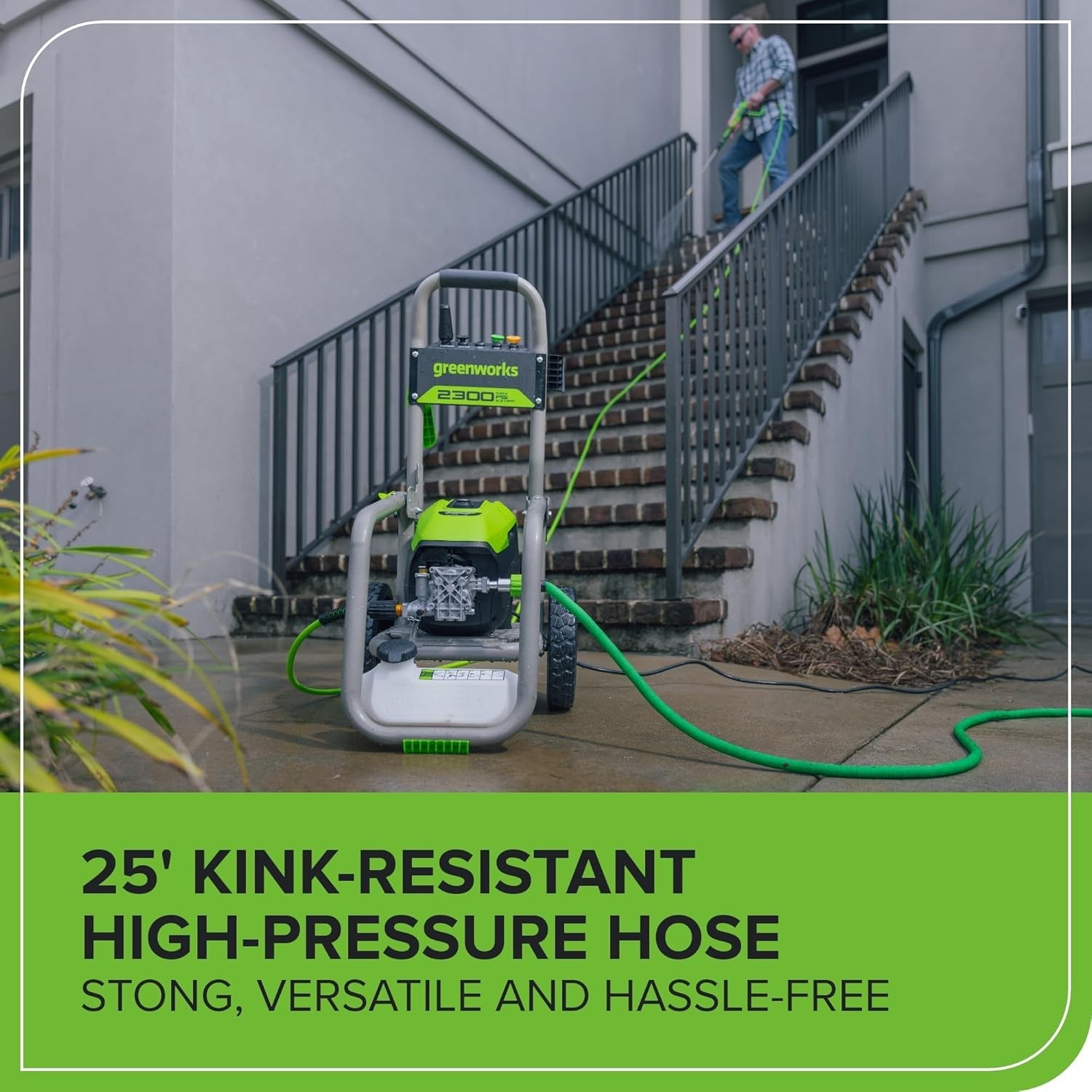 Professional 2300 PSI Pressure Washer with 25ft Hose – Portable & SGS Certified