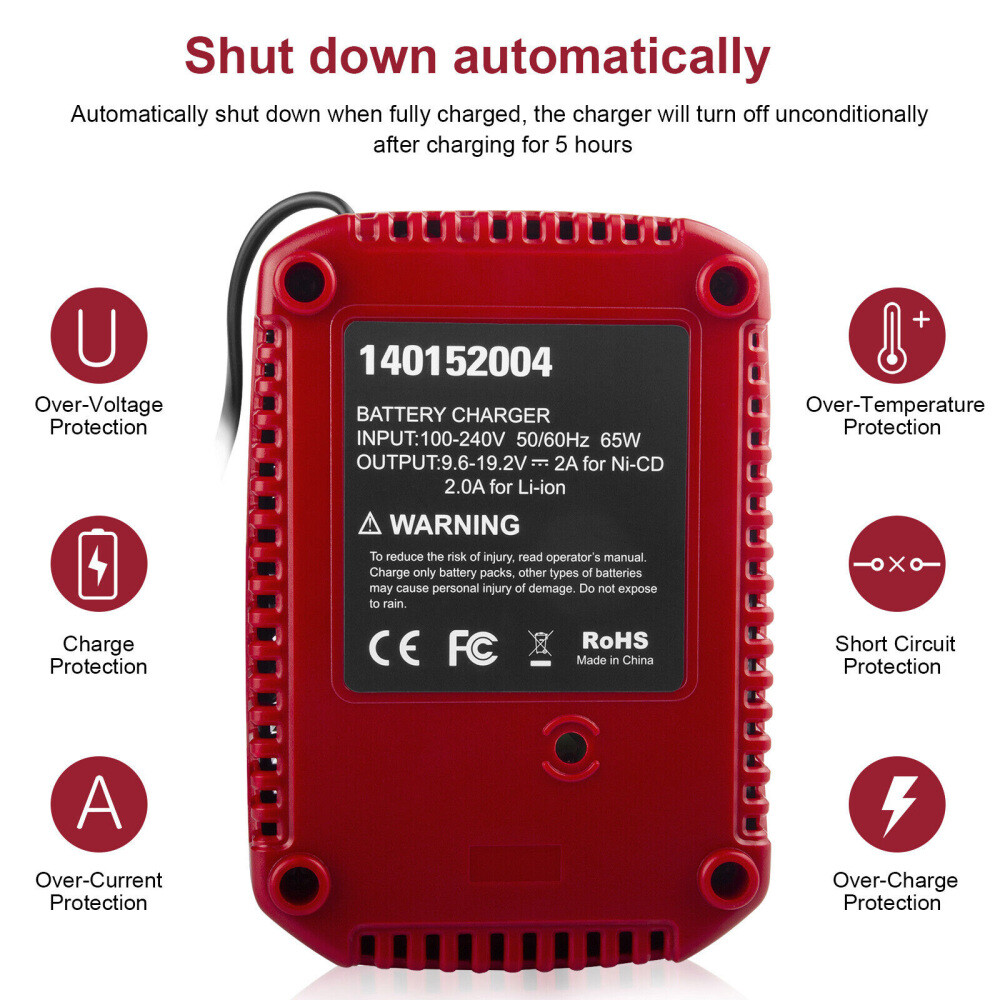 Fast Charger For Craftsman C3 19.2 Volt Lithium NiMh XCP Battery 140152004 11375
