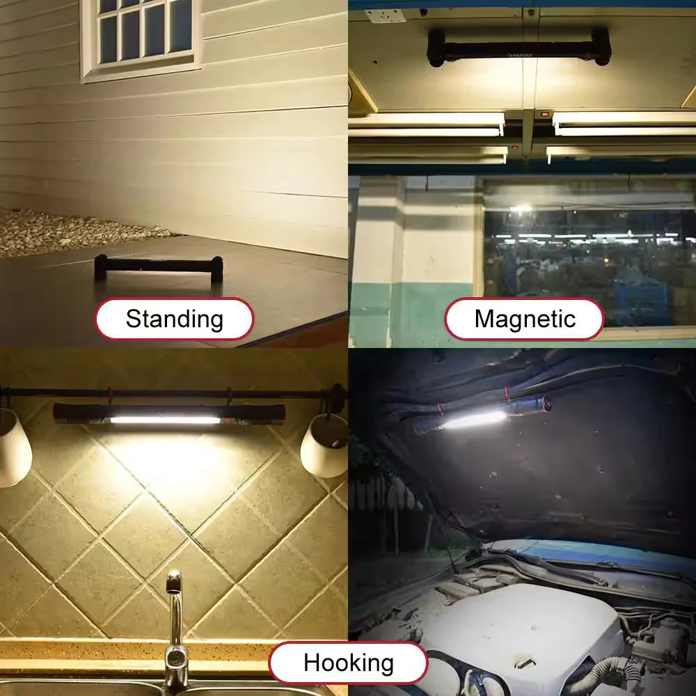 Husky LED Work Light Rechargeable 2500 Lumen Touchless Infrared Magnetic