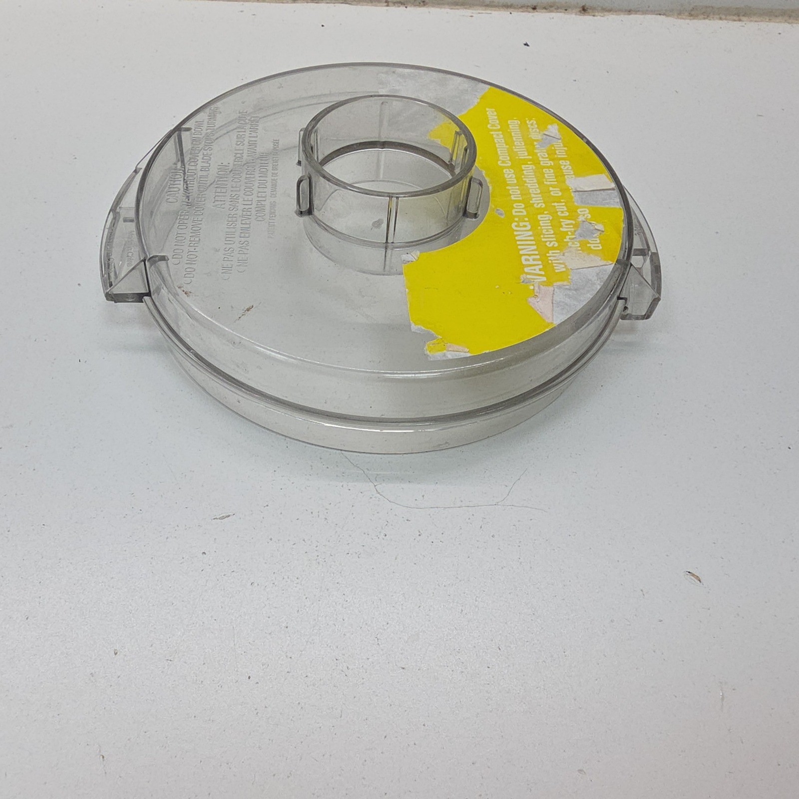 Cuisinart Pro Classic Food Processor DLC-116GTXT Flat Clear Lid