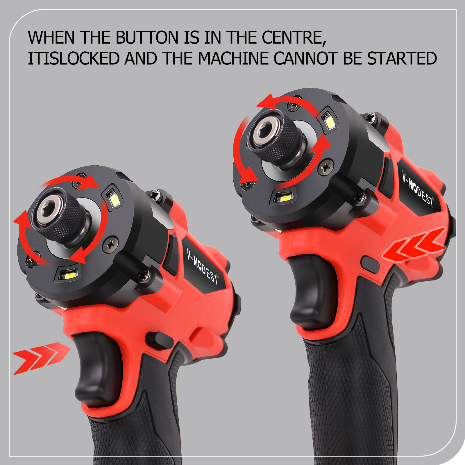 Compatible Milwaukee M18 Lithium-Ion Cordless 1/4″ Hex Impact Driver Brushless