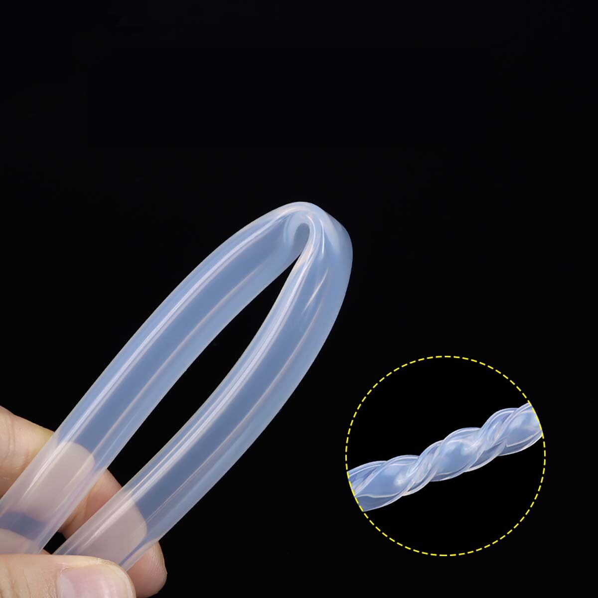 High Temp Food Grade Silicone Tube Flexible Rubber Pipe Various Colors & Sizes
