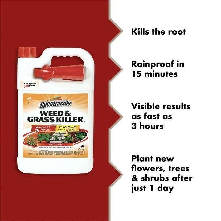 Spectracide Weed and Grass Killer 128 Oz Sprayer Ready-to-use 1 Gallon