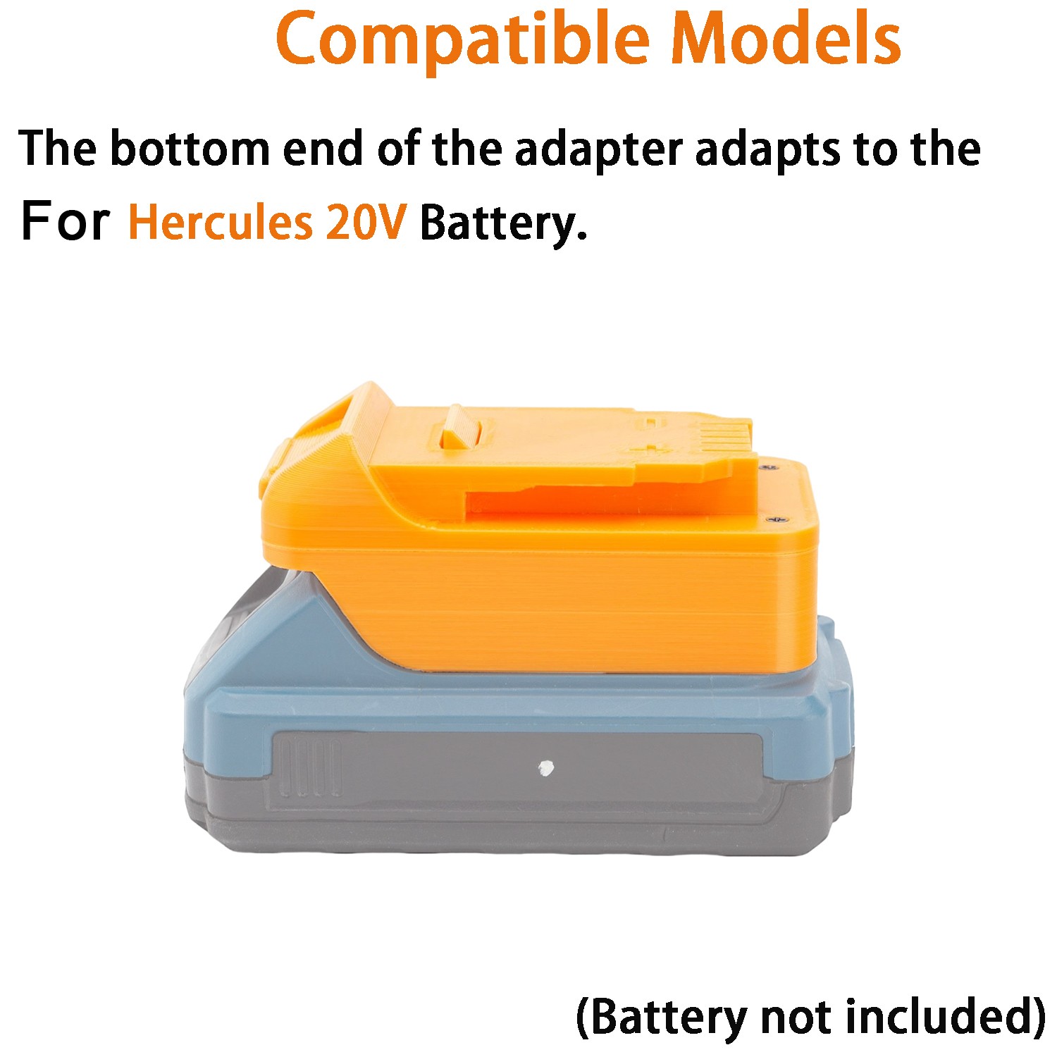 1× Adapter For Hercules 20V Li-ion Battery to For Dewalt 20V Cordless Tools NEW