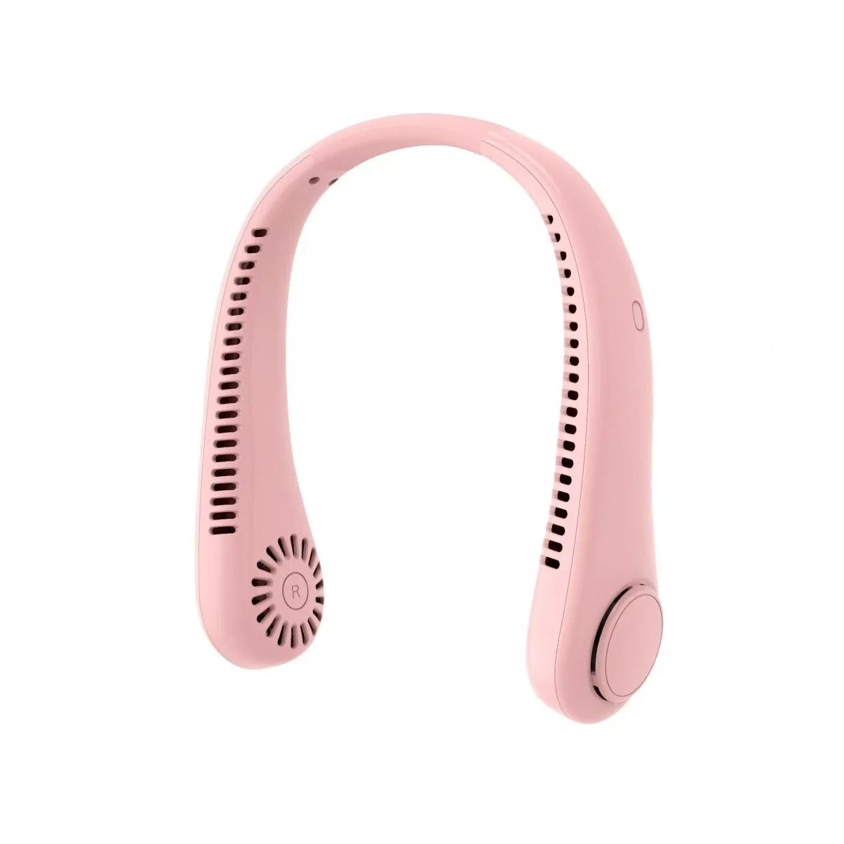 Portable USB Rechargeable Neckband Lazy Neck Hanging Dual Cooling Mini Fan USA