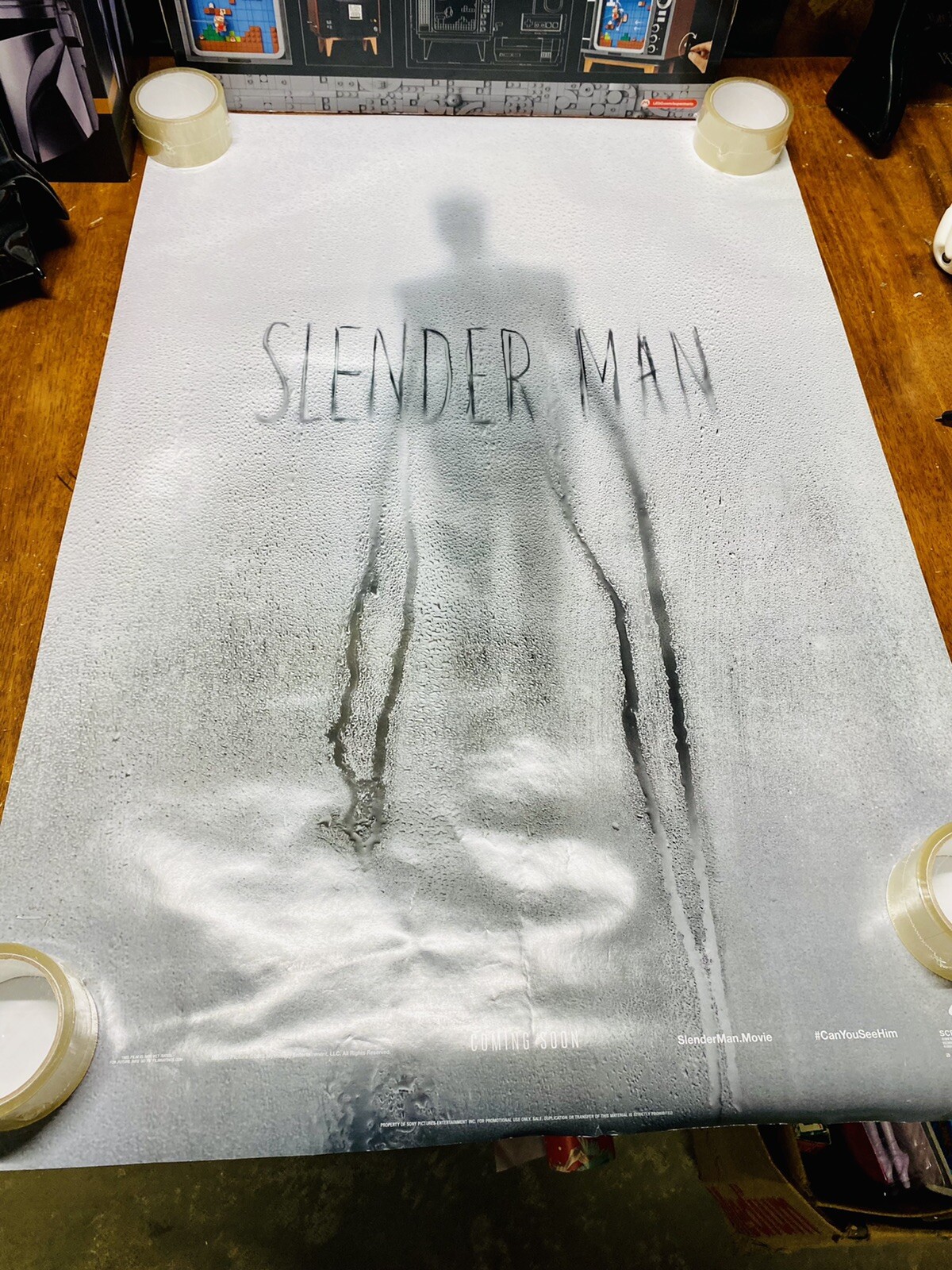 NEW SLENDER MAN MASSIVE 40”x27” Theater Size Movie Poster Horror Thriller
