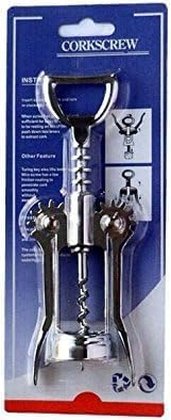 HQY Premium Wing Corkscrew Wine Opener – All-In-One with Money-Back Guarantee