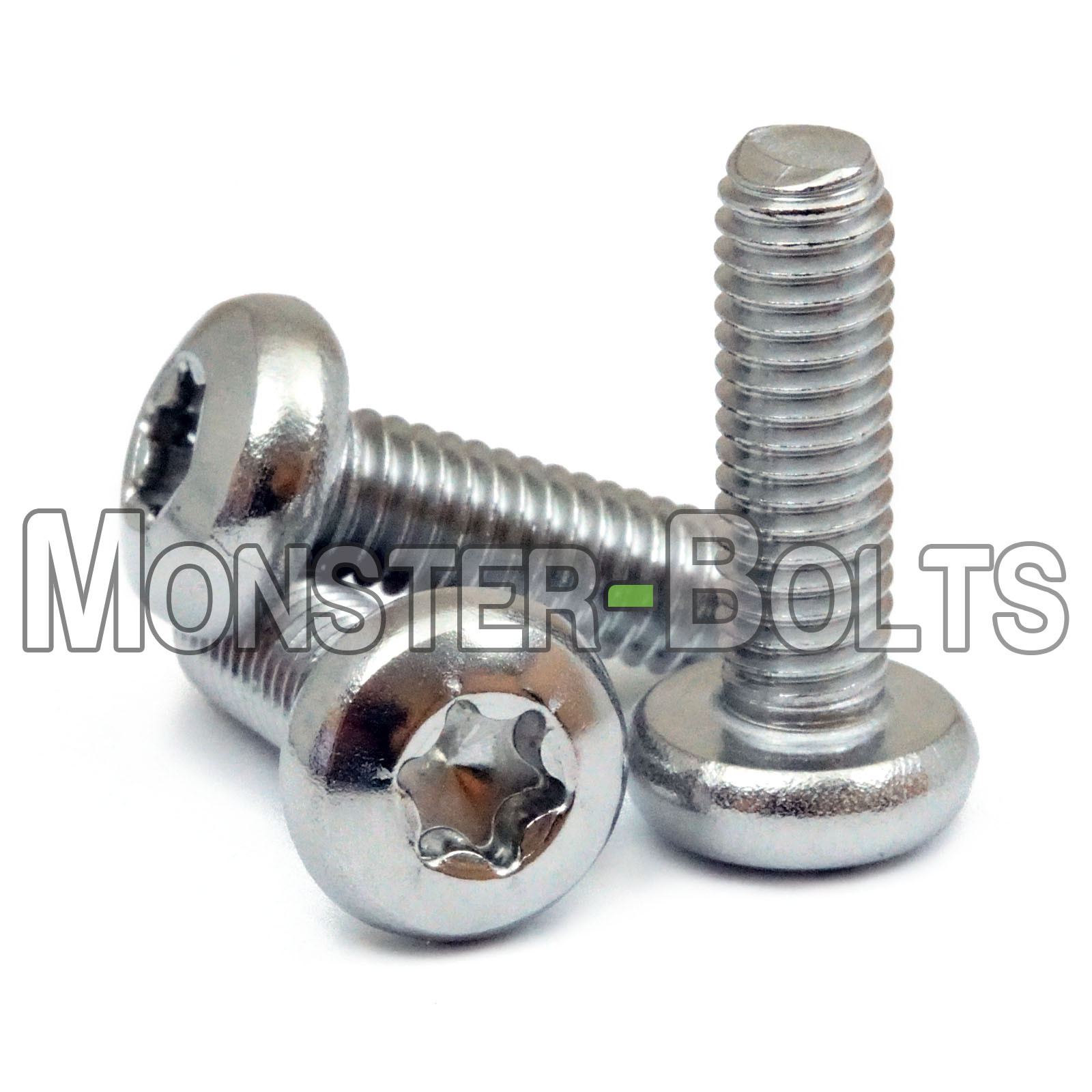 M6 x 20mm Stainless Steel 6-Lobe Pan Head Machine Screws Hexalobular Star Torx
