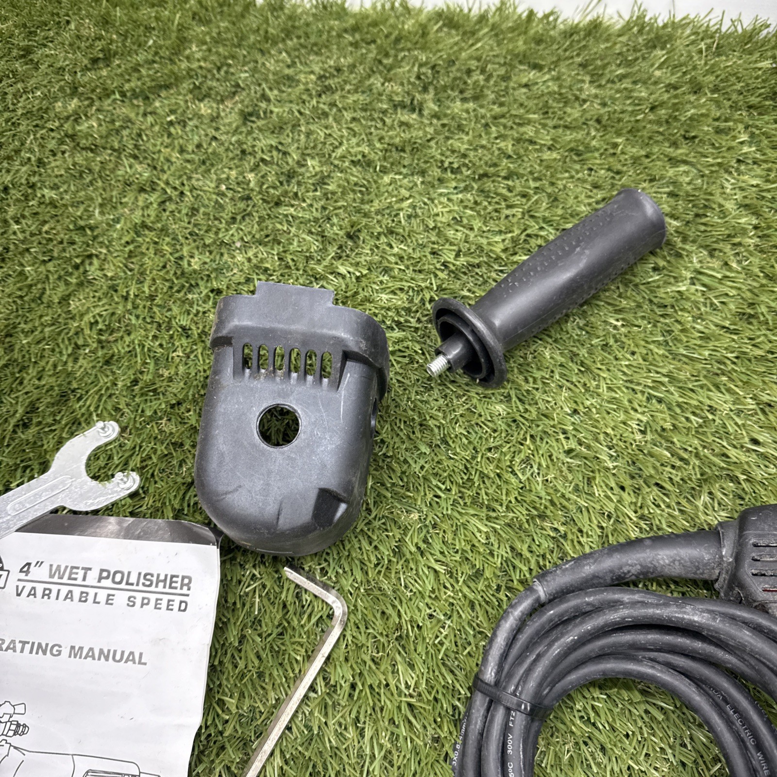 Hardin WP800 5 Inch Variable Speed 120V 1000-4000 RPM Wet Polisher & Grinder