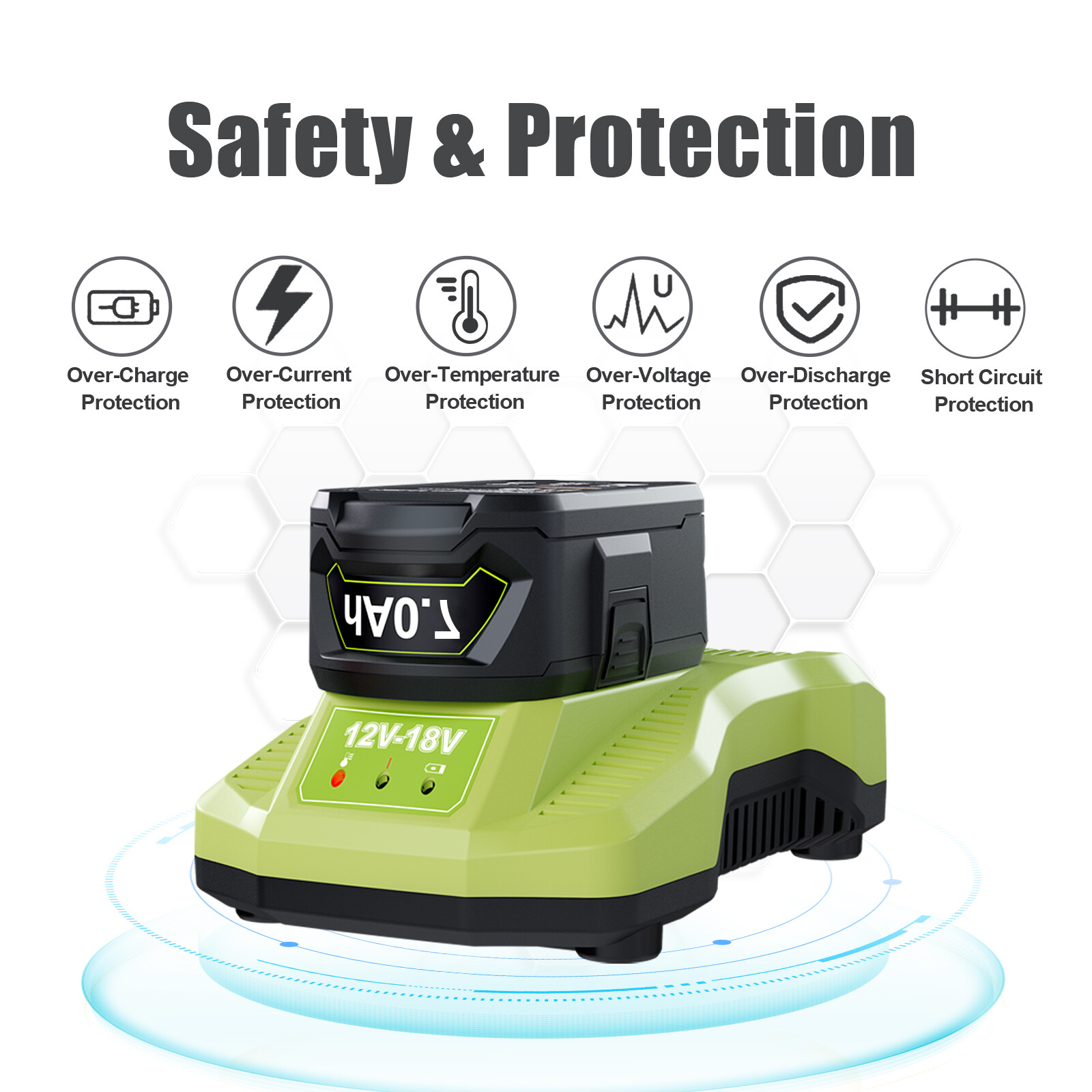 2Pcs 8.0Ah For RYOBI P108 18V One Plus High Capacity Battery 18 Volt Lithium-Ion