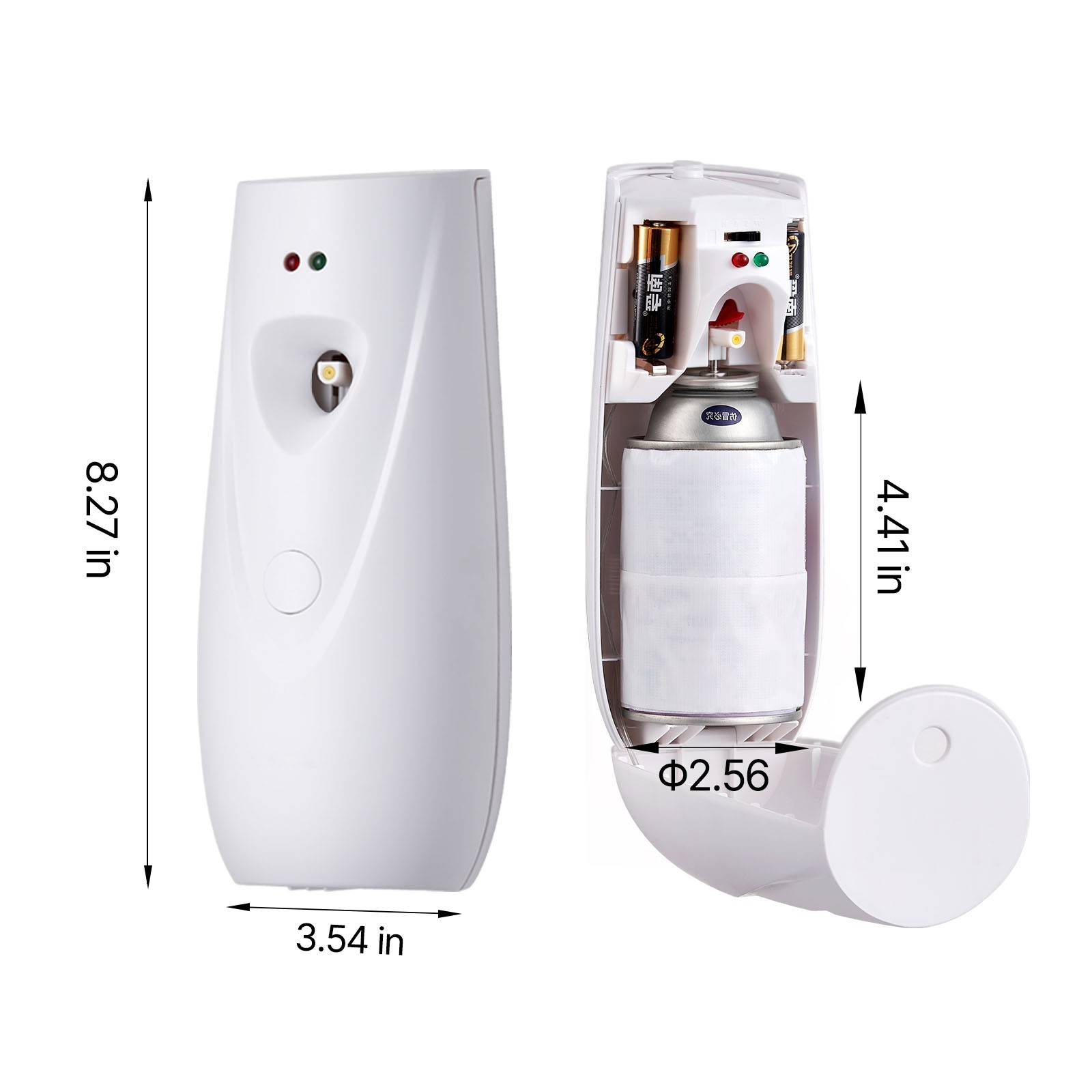 Automatic Air Freshener Spray Dispenser 4-Pack Wall Mounted or Free