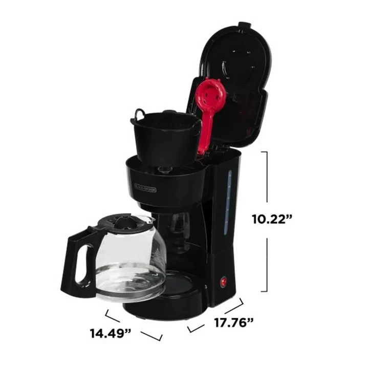 Black & Decker CM0910BKD: 12-Cup Coffee Maker – Black
