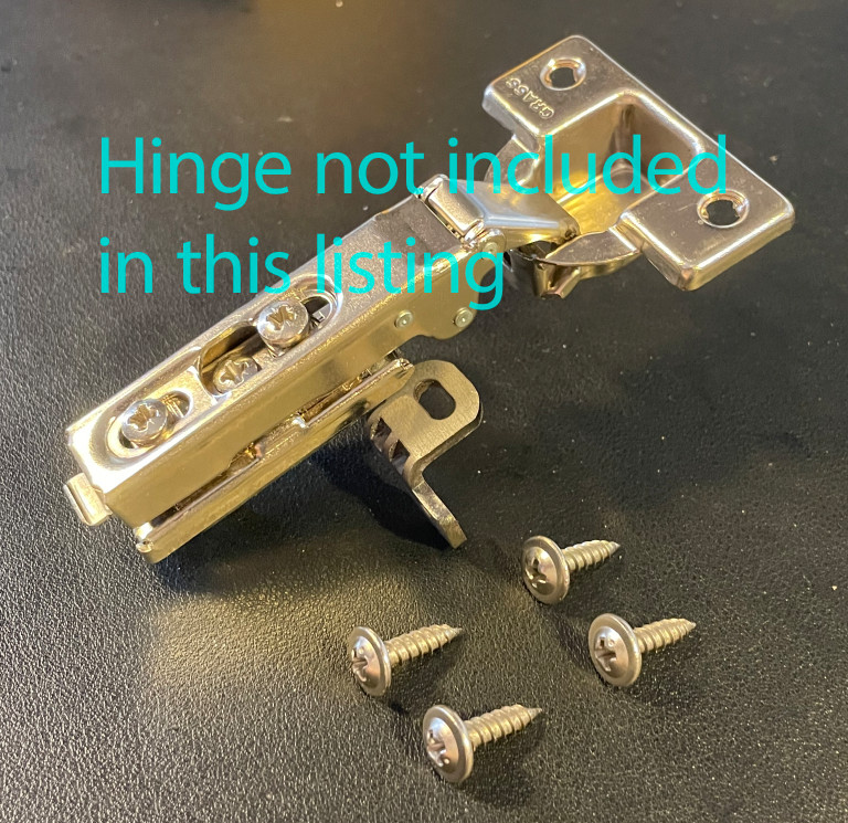 Grass Cabinet Hinge 048 Base Plate Face Frame Clip On Lip Adapter Replica #48