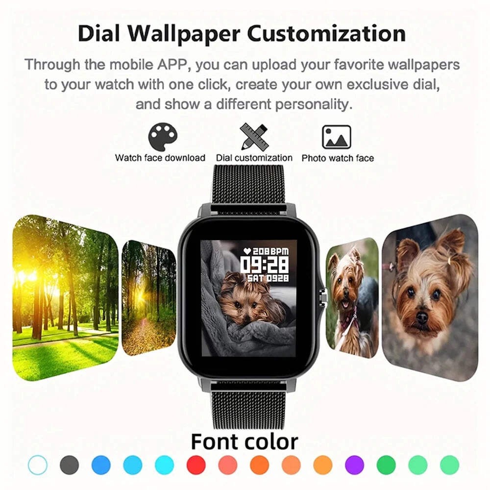 Smart Watch For Android IOS Watches 1.83inch HD Display Bluetooth Call Message A